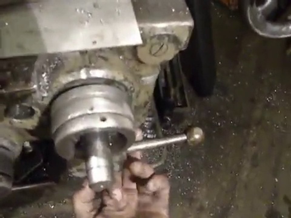 Face milling by Sandvik face mill on Biernatzki milling machine