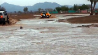 flash flood drive Arabian off road