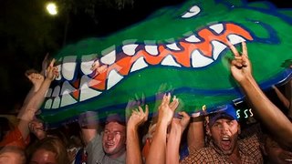 Gators Party in Gainesville Streets