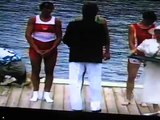 1996  OLYMPIC ROWING  CANADA   SILKEN  LAUMANN  SILVER MEDAL  CEREMONY