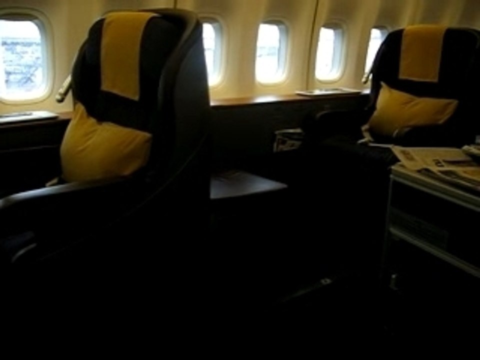 Thai Airways First Class Cabin