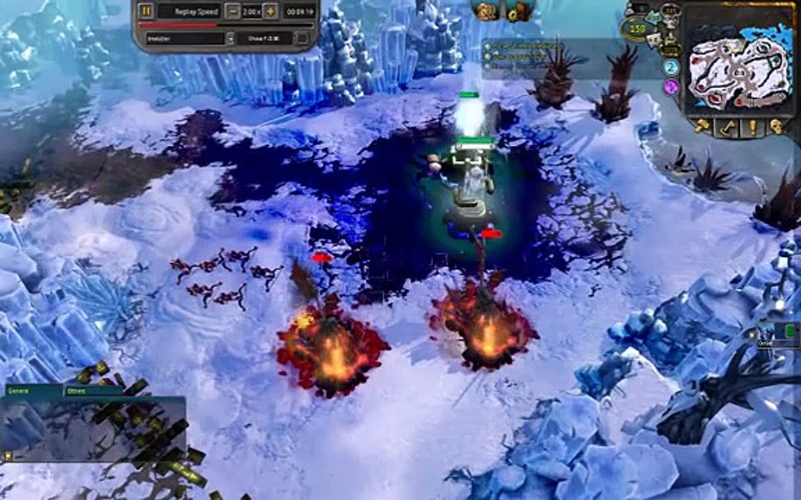 BattleForge 1v1 PvP Lost Souls vs  Pure Fire by linekiller