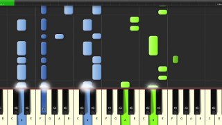 Last Christmas - Wham - Piano Tutorial Easy - How To Play (synthesia)