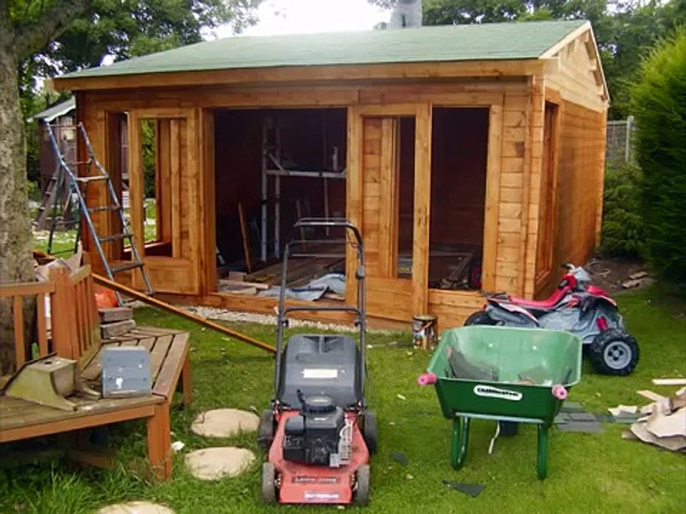 Ed and Clive Build a Log Cabin Part 2
