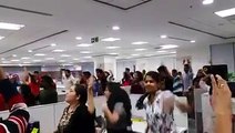 Dancing at work (How cool is this!)