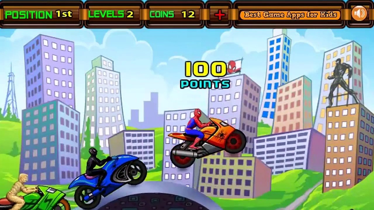 Spiderman Game Spidy Racer - FULL Levels Completed - Spiderman Race ...