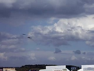 Vulcan & Lancaster flypast