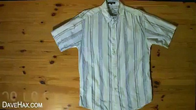 Comment plier une chemise en moins de 2 secondes