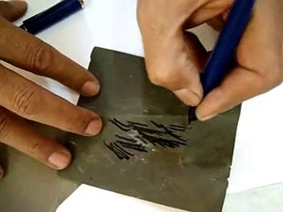 كيف تقص قلم حبر _-عدنان أبوالريش-_