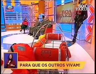 Esquadra 751 no programa Boa Tarde da SIC - 25 de Fevereiro de 2014