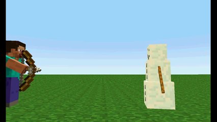 Snowman Gets Shot [Minecraft Animation]