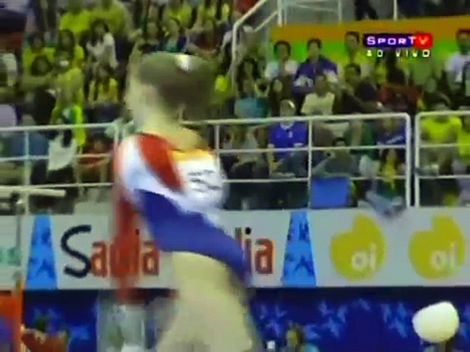 Shawn Johnson (USA) FX EF Pan American Games Rio 2007