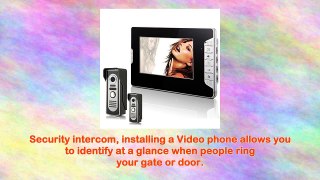 Green Housevideo phone Intercom Doorbell Lcd Screen 7 Camera Surveillance