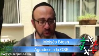 Enlace Judío - Moisés e Iris Btesh agradecen a la OSE