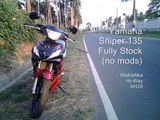 Yamaha Sniper 135 Top Speed (Full Stock) No Mods