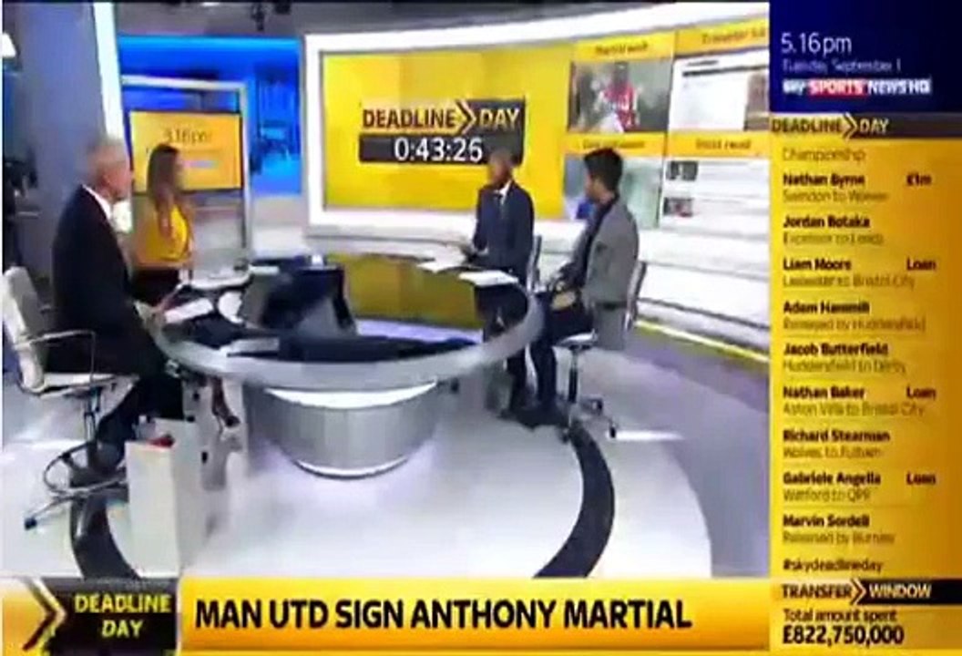 Thierry Henry on  Anthony martial