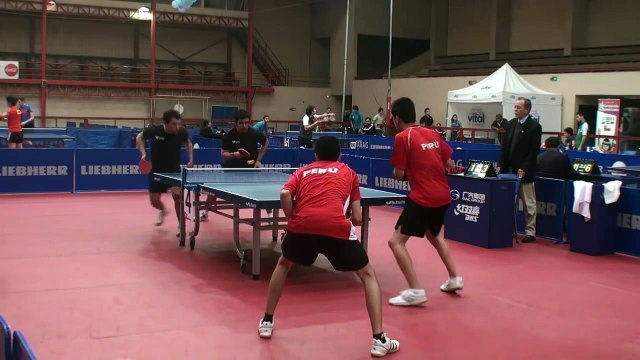 chile peru dobles equipo varones sudamericano de tenis de mesa chile 2012