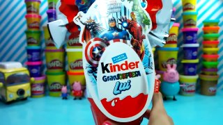 Giant Kinder Surprise Eggs Hulk SuperHero Maxi Egg Unboxing toy