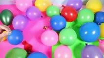 Surprise Balloons with Toys Mickey Mouse Spider-Man Peppa Pig Angry Birds Disney Princess Eggs