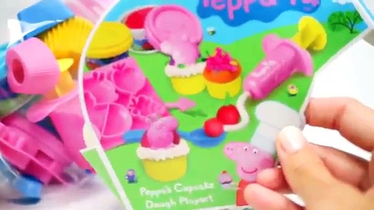 Peppa's Cupcake Dough Set Peppa Pig Play Doh Cupcake Playset Peppa Pig Chef Play Dough Toys