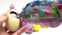 Peppa Pig Surprise Eggs Peppa Play Doh Eggs Huevos Sorpresa Easter Eggs Chocolate  Peppa Pig Toys
