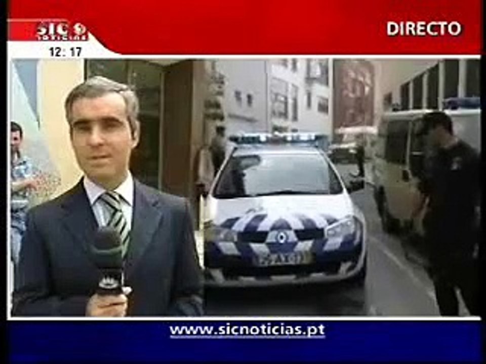 SIC Notícias- repórter sofre imprevisto!