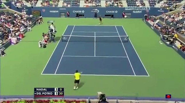 Juan Martin Del Potro vs Rafael Nadal | US OPEN 2009 SF | Highlights HD
