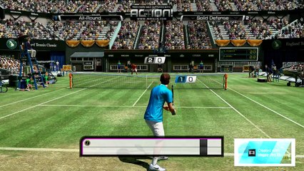 PC:Virtua tennis 4 Federer vs Nadal 1st set