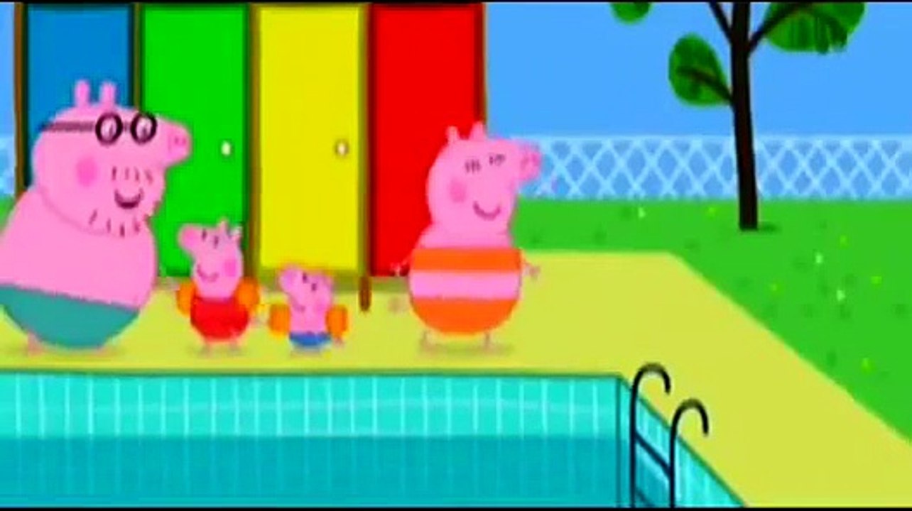 Peppa Pig FR ☜★☞ Peppa Pig S2x28 Tous a la piscine