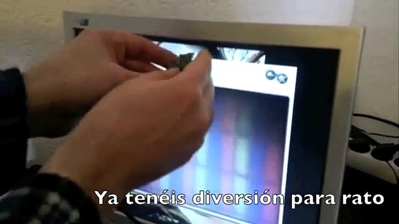 Microscopio digital casero