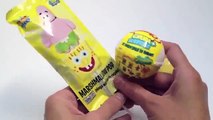 SpongeBob Surprise Egg, SpongeBob Chupa Chups and SpongeBob Surprise Bag Toy Review