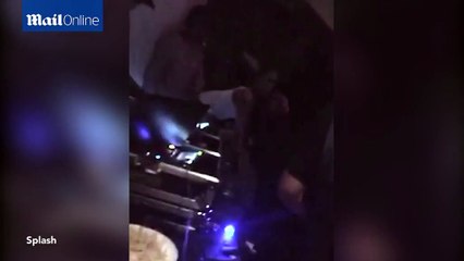 Rihanna and Travis Scott indulge in make-out session at her Fashion Week after-party