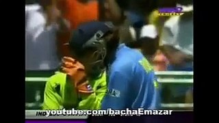 Dhoni vs Afridi fight India Pakistan match