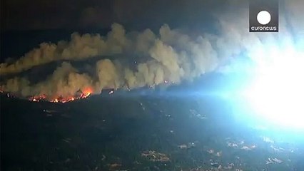 Download Video: Usa: California in fiamme, a rischio alberi più antichi al mondo