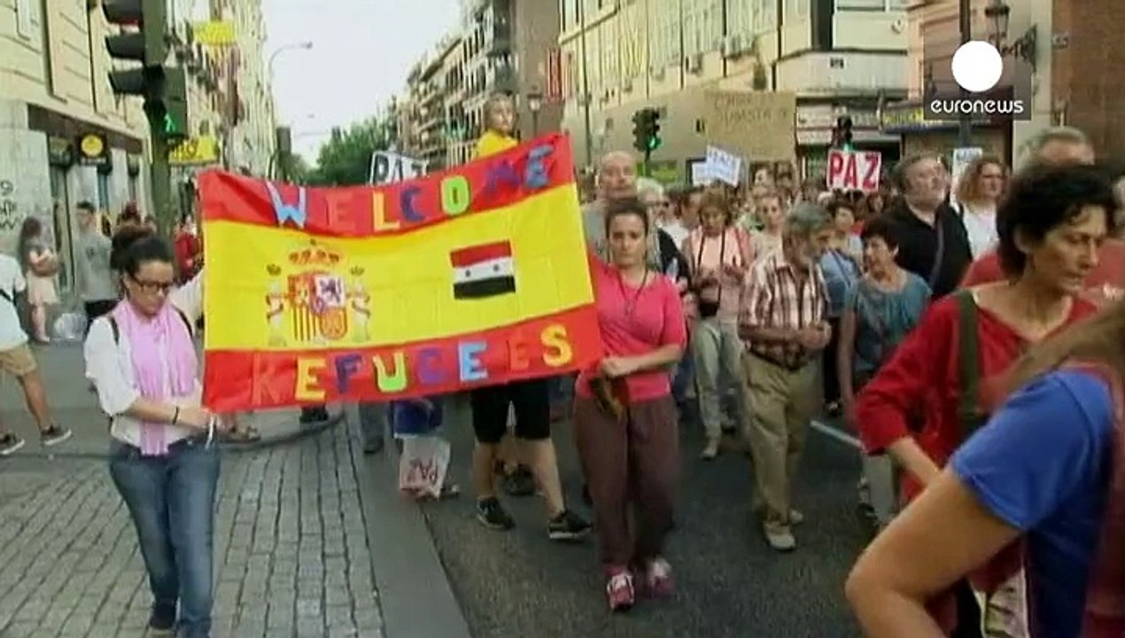 Zehntausende Europäer demonstrieren für Solidarität mit Flüchtlingen