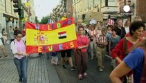 Thousands turn out in Europe to show support for migrants and refugees