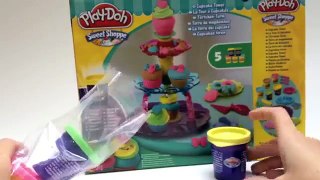 Peppa Pig Play Doh Cupcake Tower Playset Playdough Hasbro Toys How to make Playdough Cupcakes