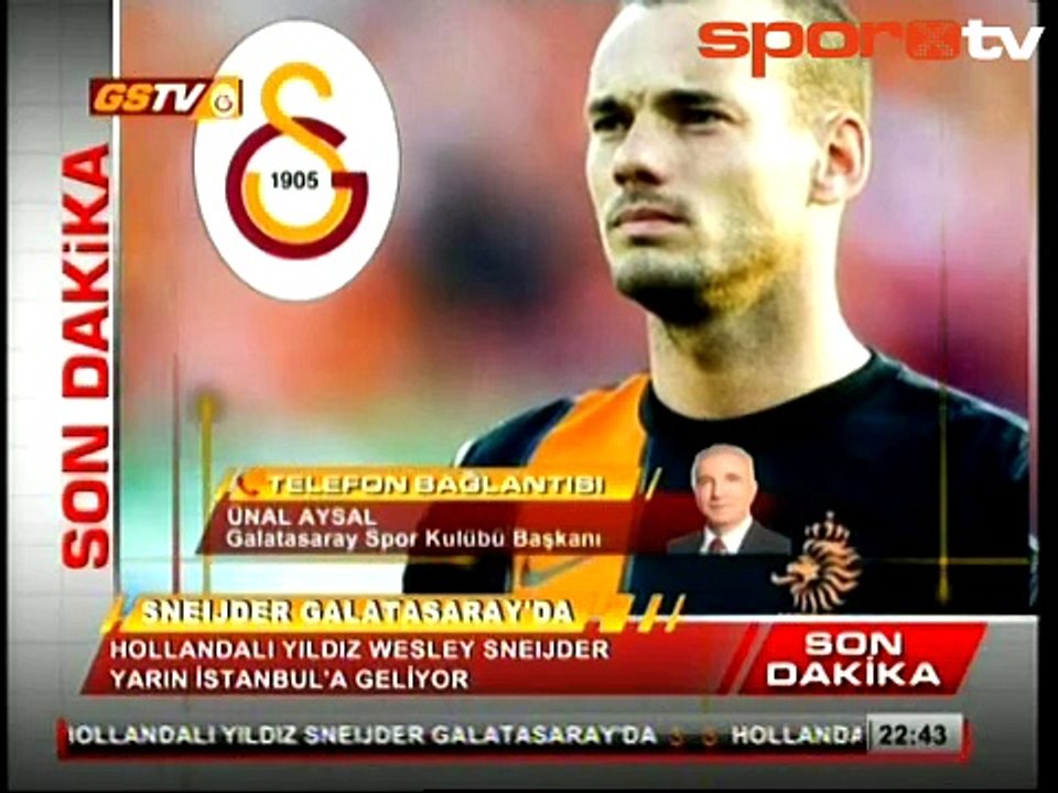 İşte Ünal Aysal'ın Sneijder müjdesi ve fazlası...