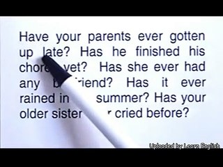 English Grammar 05 Part 04-Present Perfect Tense 02-American English Easy Learning