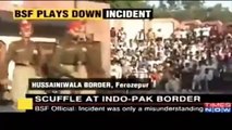 Fight At Wagah Border Between Pakistani Solider and Indian Army Solider. LoL India