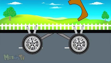 Orange truck - Monster Trucks For Children - Video for Kids