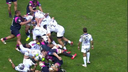 TOP 14 - Montpellier - Stade Français : 44-20 - ESSAI 1 Marvin O'CONNOR (MON) - Saison 2015/2016