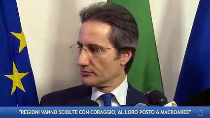Stefano Caldoro, Regioni vanno sciolte, al loro posto sei macroaree