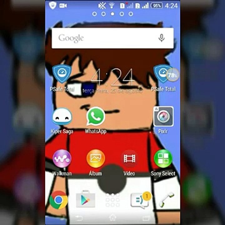 Como fazer cartoon de Minecraft no Android