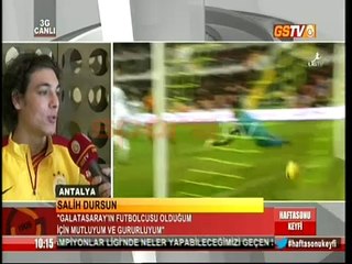 Salih Dursun: "Tam bir G.Saraylı olmak istiyorum"