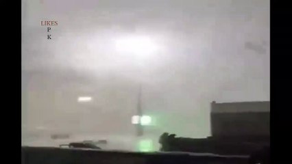 storm stenght clearly seen in this footage