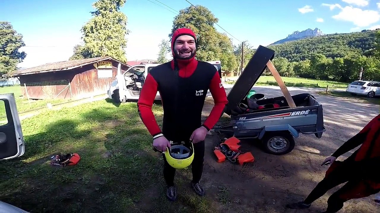 journée canyoning dans les cascades d'Angon avec Denis et aventure sensation