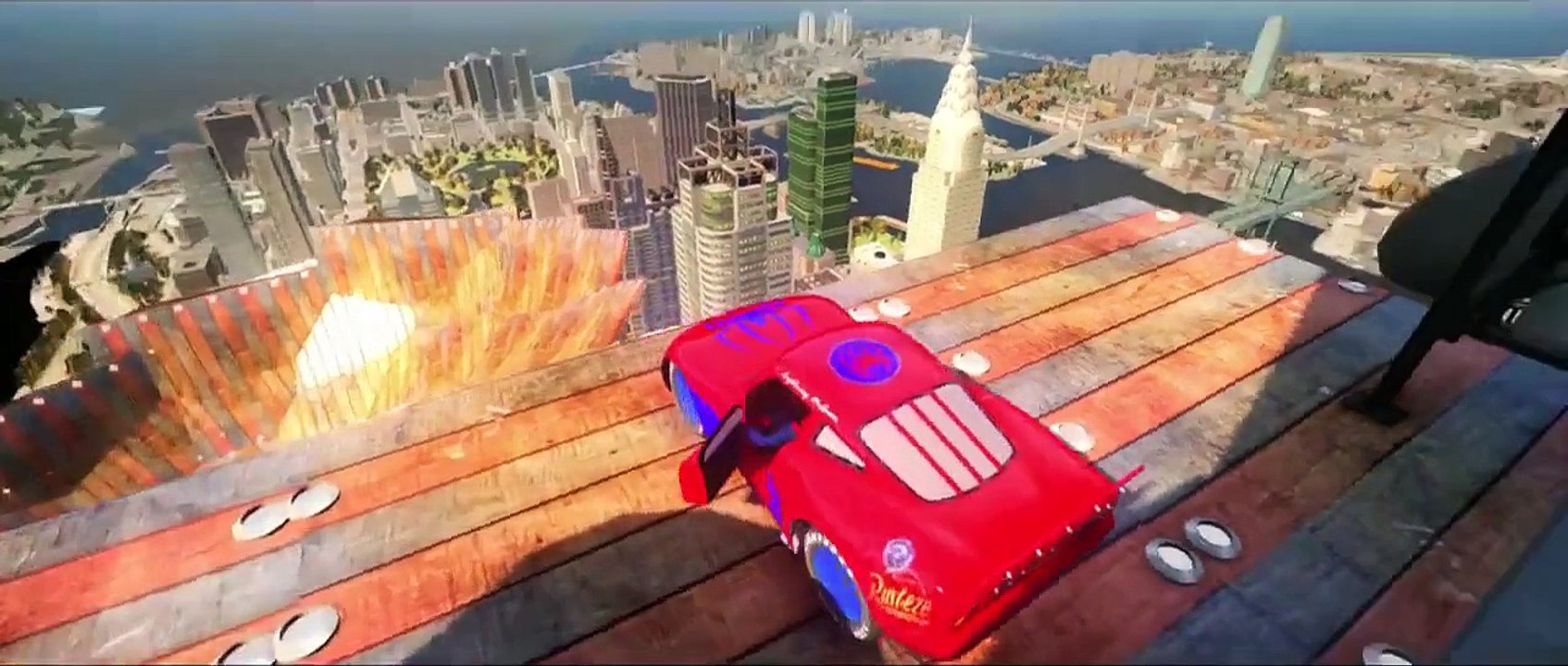 Disney Cars Pixar Spiderman Nursery Rhymes & Lightning McQueen USA Songs for Children wit