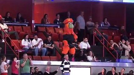 Miami Heat Mascot Burnie in Beyonce - I'm A Single Lady