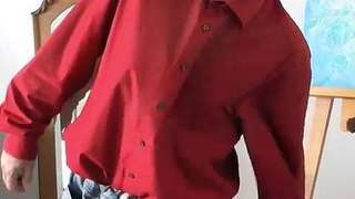 Rotes Hemd - Red shirt flapping